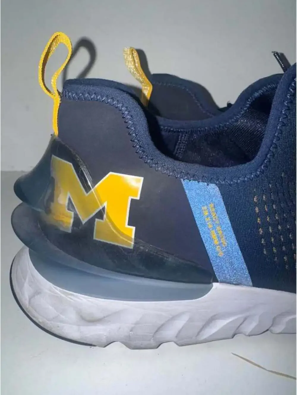 Team Issued Michigan Training Sneakers Size 12
